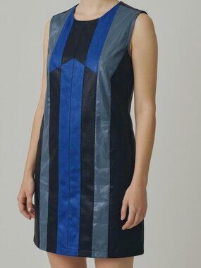 Cherry Paris Dress T1 US 4 Lined NWT Minimal Chic - US 4